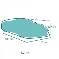 Housse de protection d'intérieur pour voiture coupé