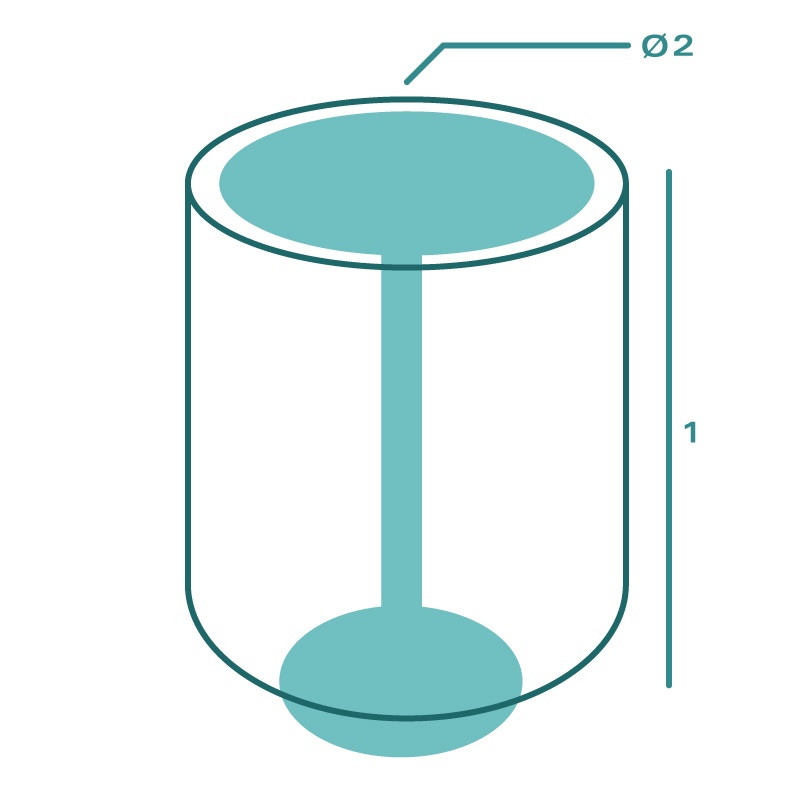 Funda de protección Mesa para comer de pie Redonda A MEDIDA