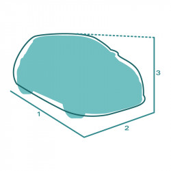 copy of Funda de protección de interior pequeño coche urbano ESTANDAR